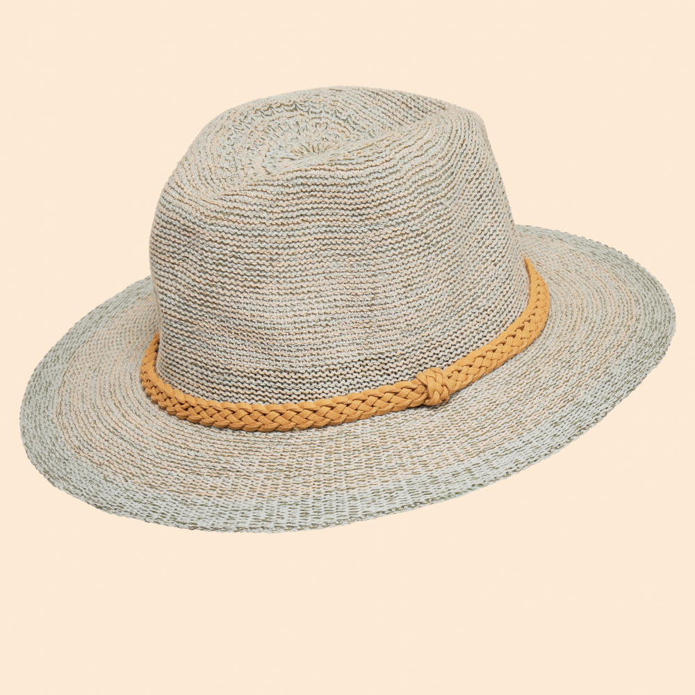 Ladies Natalie Sun Hat Lake With Braid By Powder Design SS25