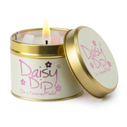 Lily-Flame Scented Candle Tin Perfect Gift Daisy Dip