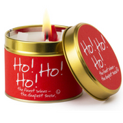 Lily-Flame Scented Candle Tin Perfect Gift Ho! Ho! Ho!