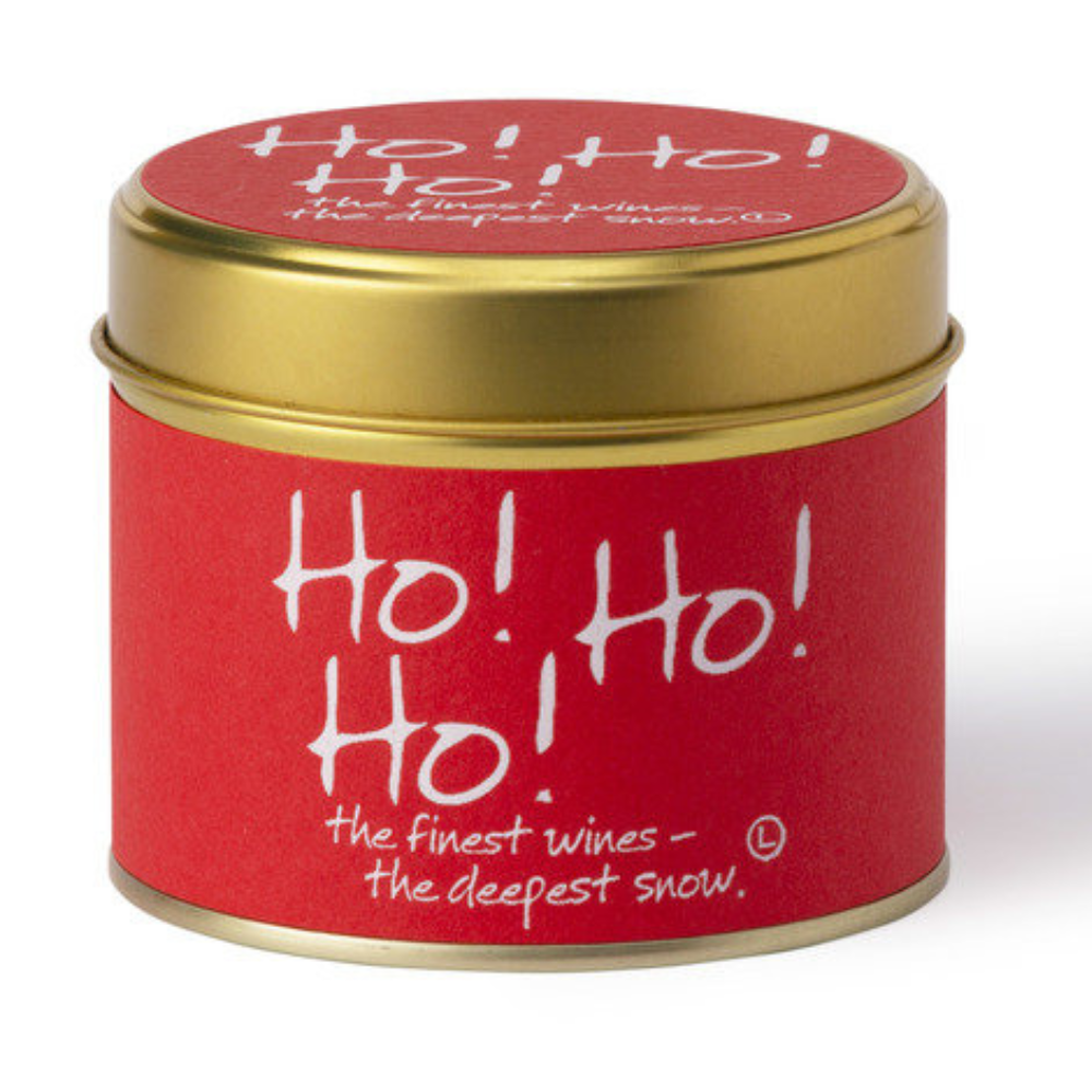 Lily-Flame Scented Candle Tin Perfect Gift Ho! Ho! Ho!