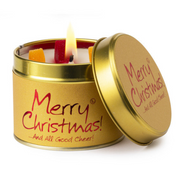 Lily-Flame Scented Candle Tin Perfect Gift Merry Christmas