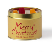 Lily-Flame Scented Candle Tin Perfect Gift Merry Christmas